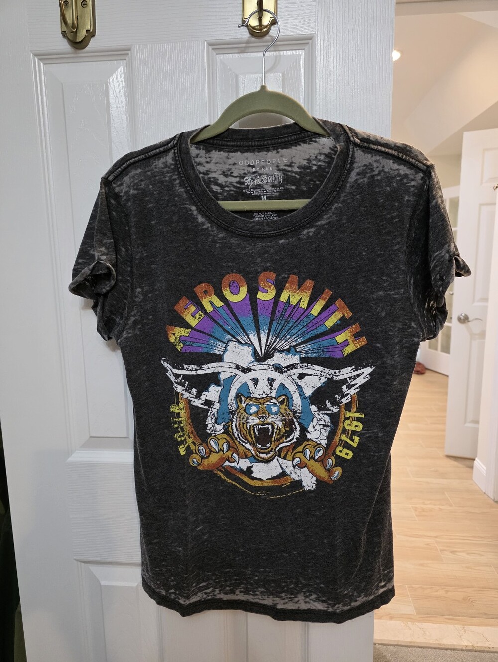 Aerosmith Graphic Band Tee - Black Mineral Wash